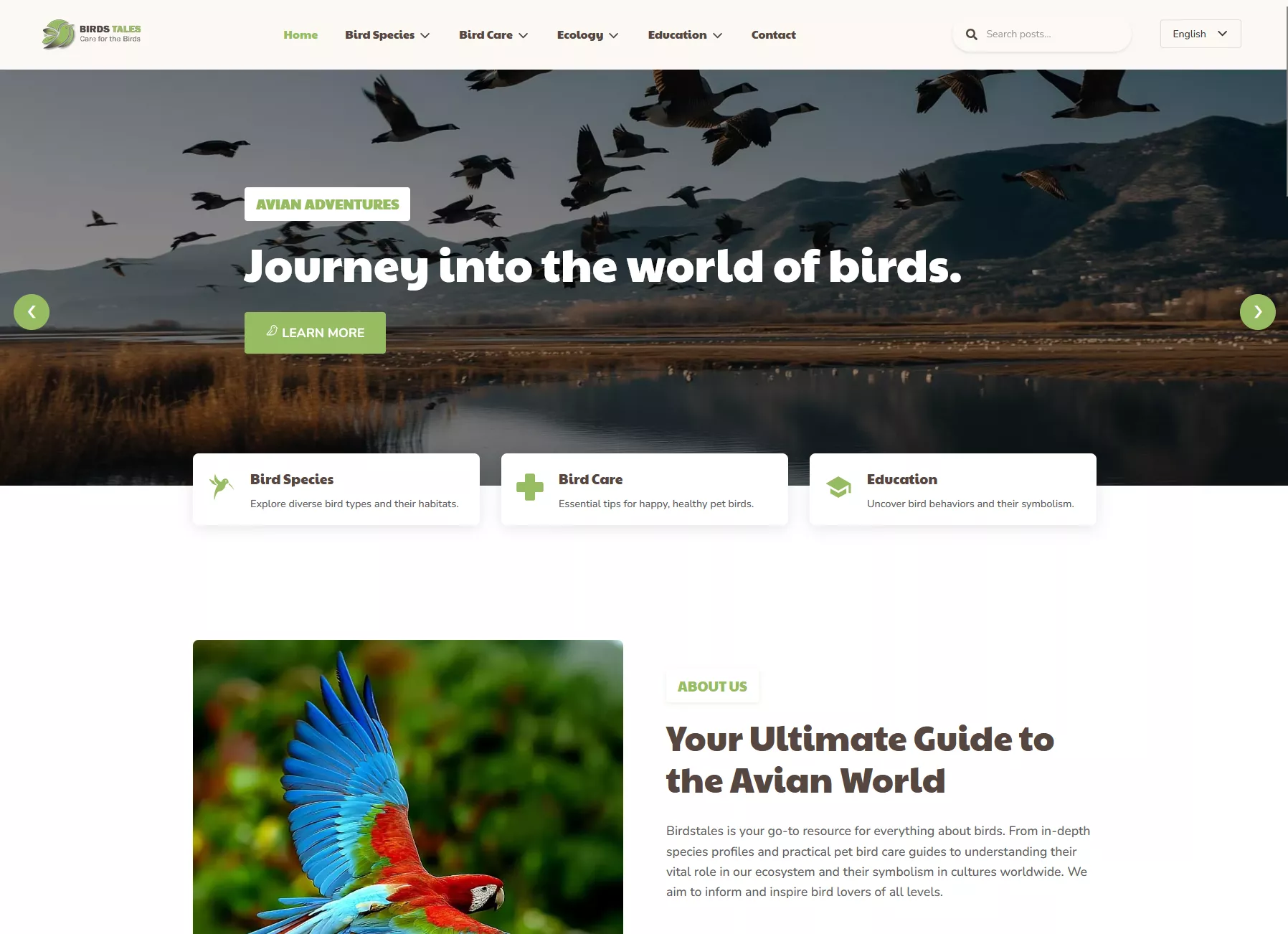 Birdstales – wildlife and nature photography blog
